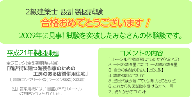 合格おめでとうございます！