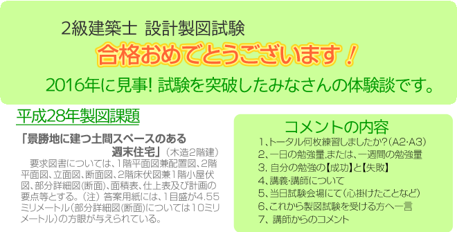 合格おめでとうございます！